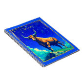 Zodiac Sign Taurus Rooted in Earth and Sky Notizblock (Rechte Seite)