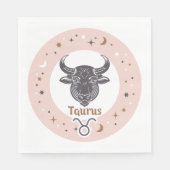 Zodiac Sign Taurus Serviette (Vorderseite)