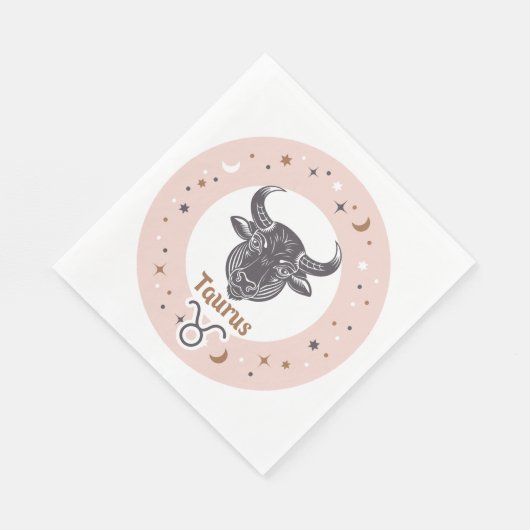 Zodiac Sign Taurus Serviette (Ecke)