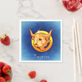 Zodiac_Sign_Taurus Serviette (Beispiel)