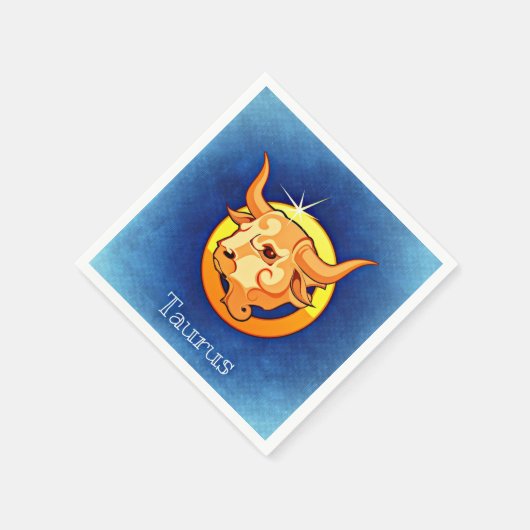 Zodiac_Sign_Taurus Serviette (Ecke)