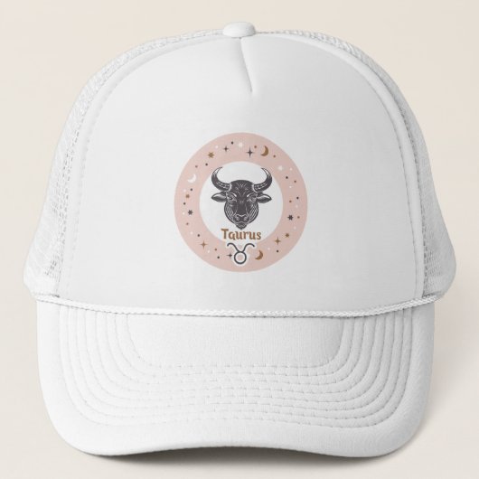 Zodiac Sign Taurus Truckerkappe (Vorderseite)