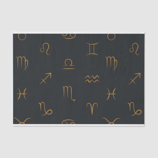 Zodiac Sign Tissue Paper Seidenpapier (Vorderseite)