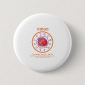 Zodiac Sign - VIRGO Button (Vorderseite)
