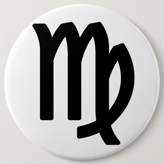 Zodiac sign Virgo Button (Vorderseite)