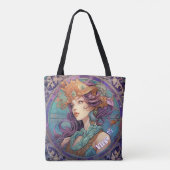 Zodiac Sign Virgo Girl Tasche (Rückseite)