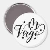 Zodiac Sign Virgo Magnet (Vorderseite/Rückseite)