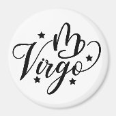 Zodiac Sign Virgo Magnet (Vorne)