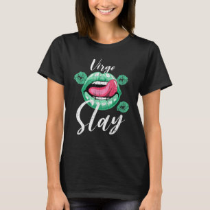 Zodiac Sign Virgo Slay Grafik für Mädchen Frauen T-Shirt