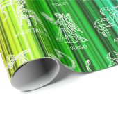 Zodiac Sign Wrapping Paper (Bright Rainbow) Geschenkpapier (Rolleneckpunkt)