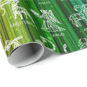 Zodiac Sign Wrapping Paper (Regenbogen) Geschenkpapier (Rolleneckpunkt)
