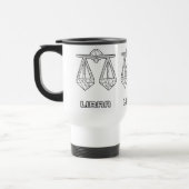 Zodiac Signa Tasse: Libra Reisebecher (Links)