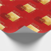 Zodiac signalisiert Yin Yang Chinesischer Rat Jahr Geschenkpapier (Ecke)