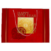 Zodiac signalisiert Yin Yang Chinesischer Rat Jahr Große Geschenktüte (Rückseite)