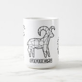 Zodiac-Signatur-Tasse: Aries Kaffeetasse (Mittel)