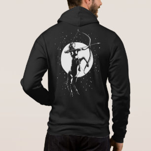 Zodiac Signature Illustration - Sagittarius Hoodie