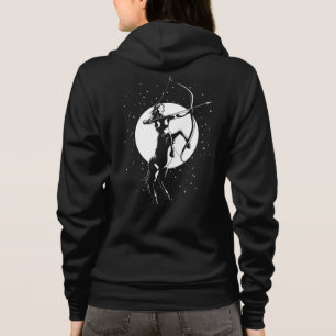 Zodiac Signature Illustration - Sagittarius Hoodie