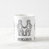 Zodiac Signature Tasse: Gemini Verwandlungstasse (Mittel)