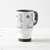 Zodiac Signature Tasse: Virgo Reisebecher (VorderseiteRechts)