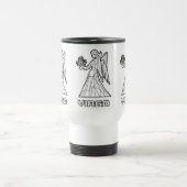 Zodiac Signature Tasse: Virgo Reisebecher (Mittel)