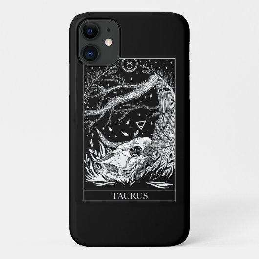Zodiac signiert Taurus Tarot Card Case-Mate iPhone Hülle (Rückseite)
