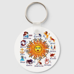 Zodiac-Signs-All-V-1 Schlüsselanhänger