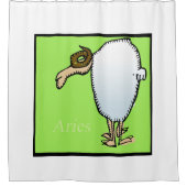 Zodiac Signs Aries Duschvorhang (Vorderseite)