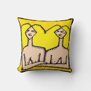 Zodiac Signs Gemini Geburtstagsplatz Pillow Kissen