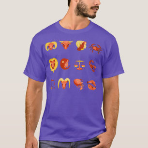 Zodiac Signs Halloween Zodiac Horoskop Astrologie T-Shirt