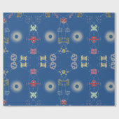 Zodiac Signs Numerical Symbols  Geschenkpapier (Flach)
