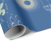 Zodiac Signs Numerical Symbols  Geschenkpapier (Rolleneckpunkt)