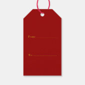 Zodiac Signs Rat Papercut Chinesisches Jahr 2020 G Geschenkanhänger (Rückseite)