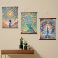 Zodiac Signs und Astrologie Mauer Kunst
