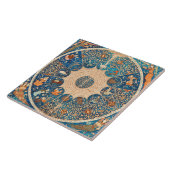 Zodiac Signs Vintage Celestial Map Fliese (Seite)