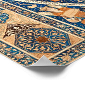 Zodiac Signs Vintage Himmelskarte Poster (Ecke)