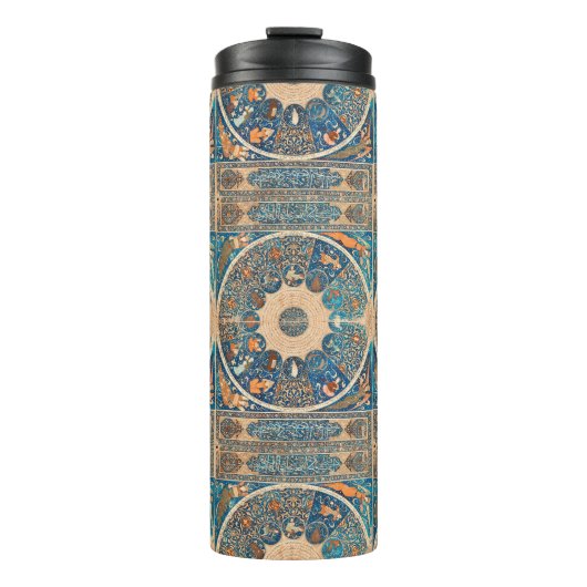 Zodiac Signs Vintage Himmelskarte Thermosbecher (Vorderseite)