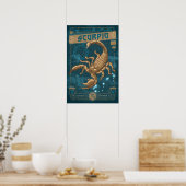 Zodiac: Skorpio Poster (Küche)