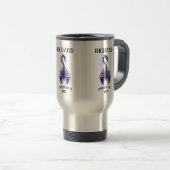 Zodiac Skorpion Cup Schwarze Skorpion Silhouette Reisebecher (VorderseiteRechts)