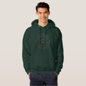 Zodiac-Sonne-Astrologie-Mandala Hoodie (Vorne ganz)