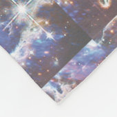 Zodiac Space in Cat Fleece Blanket (Ecke)