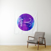 Zodiac Space Nebula Aries Wandteppich (Beispiel (Horizontal))