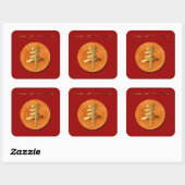Zodiac Square Sticker 2 (Blatt)