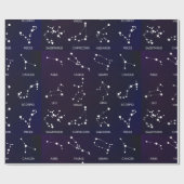 Zodiac Star Constellation Craft oder Geschenk Geschenkpapier (Flach)