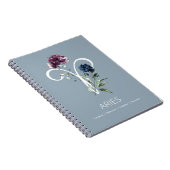 Zodiac Star Sign Aries Notizblock (Rechte Seite)