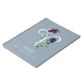 Zodiac Star Sign Aries Notizblock (Linke Seite)