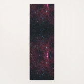 Zodiac Star Sign Fish Monogram Glitzer Yogamatte (Rückseite)