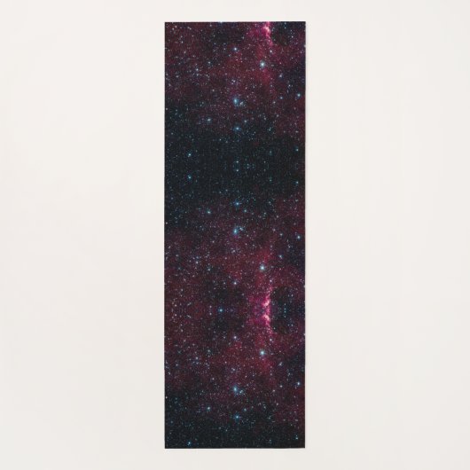 Zodiac Star Sign Scorpio Monogramm Glitzer Yogamatte (Rückseite)