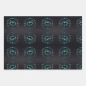 Zodiac Star Symbol Wrapping Paper Sheets Geschenkpapier Set (Vorderseite 3)