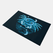 Zodiac-Sternzeichen - Krebszeichen Fußmatte (Schrägansicht)