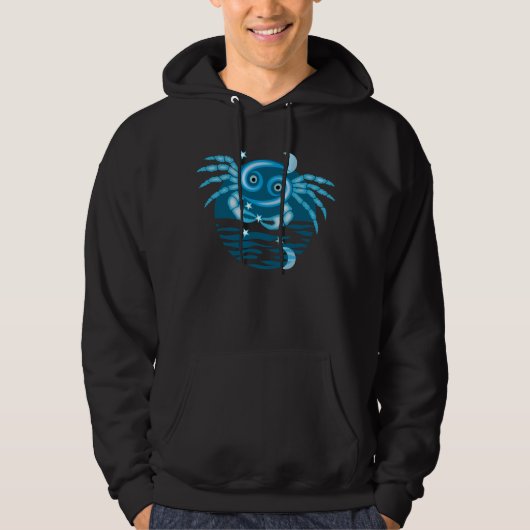 Zodiac-Sternzeichen - Krebszeichen Hoodie (Vorderseite)